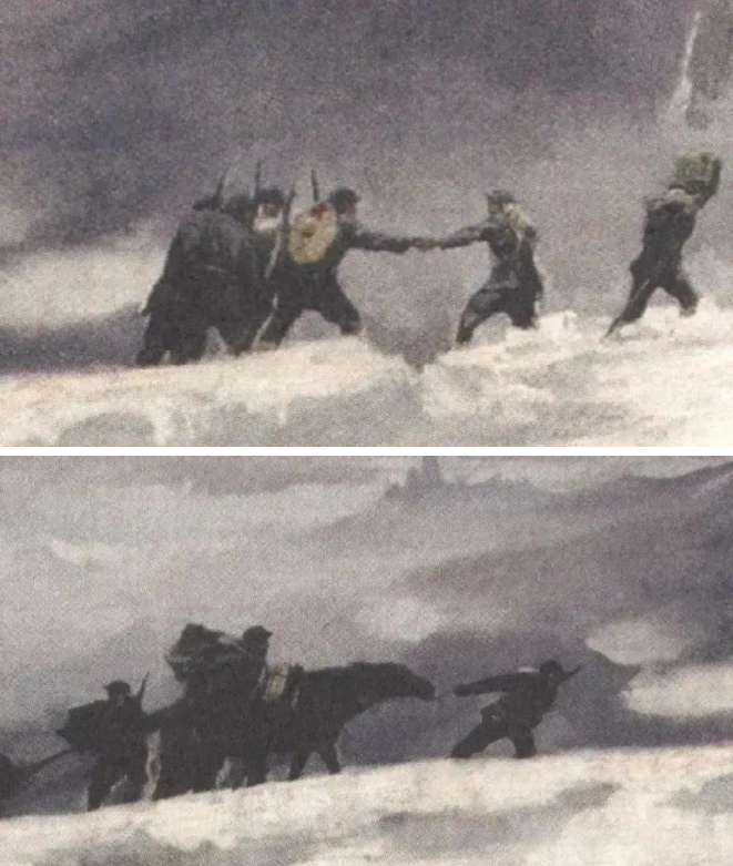 【HEF黨建小課堂100講】第四十四講：中央紅軍如何翻過這座雪山？這幅油畫有答案(圖7)